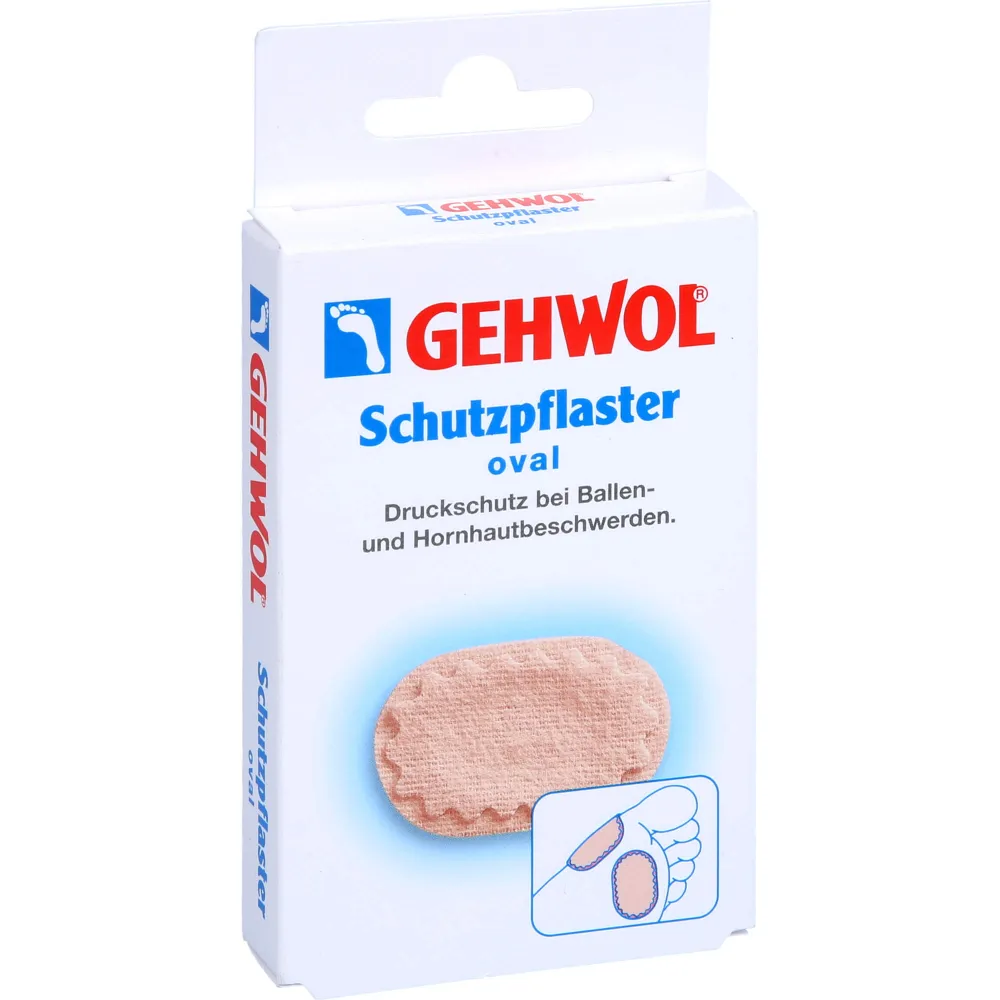 Овальный защитный пластырь 4 шт - Gehwol (Геволь) Schutzpflaster Oval