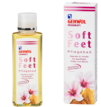 Ванна для ног Миндаль и Ваниль - Gehwol (Геволь) Fusskraft Soft Feet Nourishing Bath (Pflegebad)